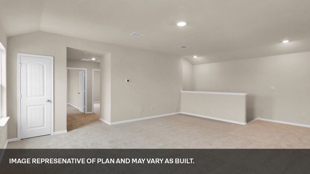 Spacious, unfurnished interior of a new home in Rosenbusch Ranch, Leander (Image 23). Spacious, unfurnished interior of a new home in Rosenbusch Ranch, Leander (Image 23).