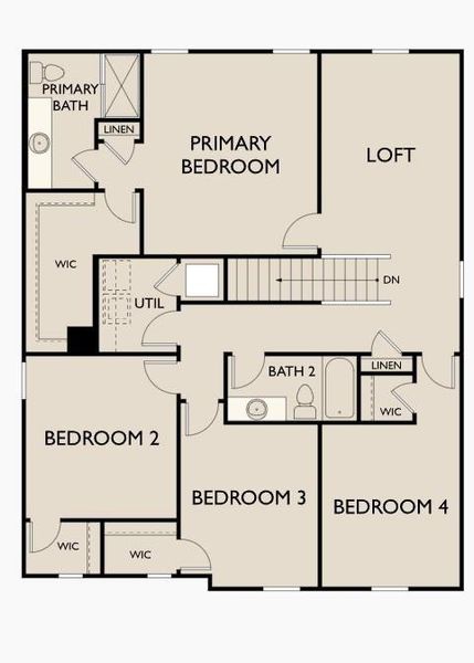 2D floor plan layout of this home in Kendall Grove, McDonough, GA (Image 4). 2D floor plan layout of this home in Kendall Grove, McDonough, GA (Image 4).