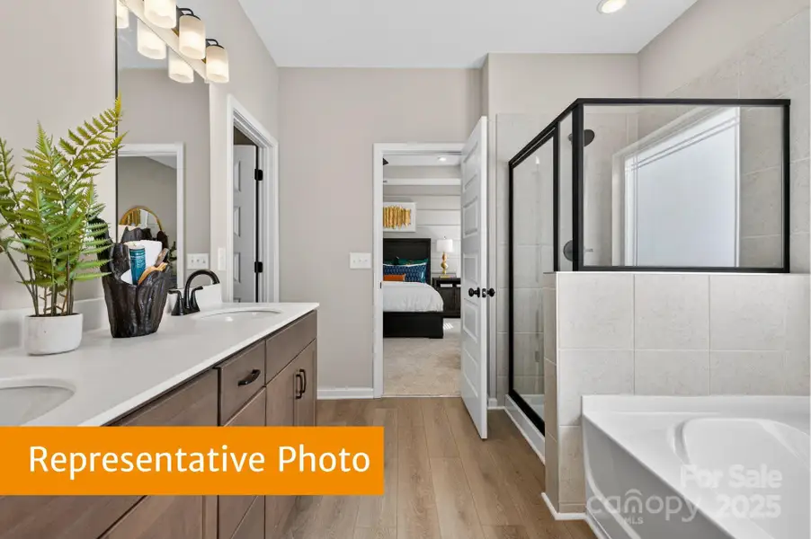 Furnished interior view inside a new home in Country Club Village, Salisbury (Image 5).
