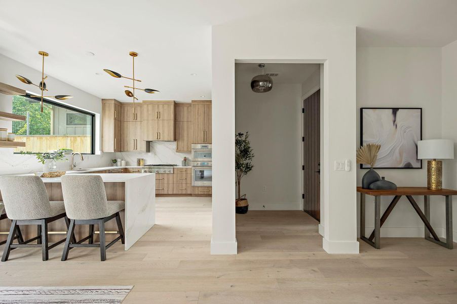 Furnished interior view inside a new home in , Austin (Image 32).