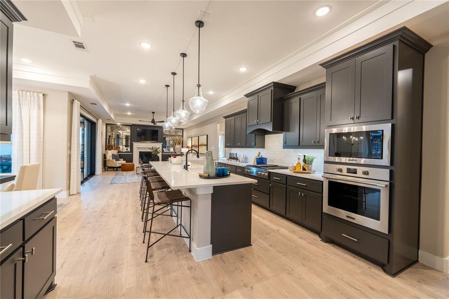 Furnished interior view inside a new home in , Little Elm (Image 30). Furnished interior view inside a new home in , Little Elm (Image 30).
