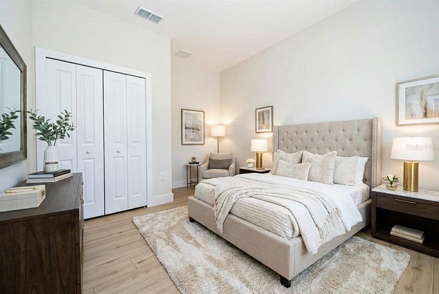 Furnished interior view inside a new home in , Orlando (Image 5).