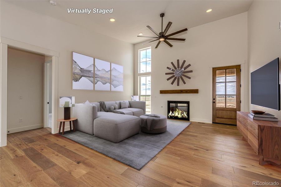 Furnished interior view inside a new home in , Byers (Image 13).
