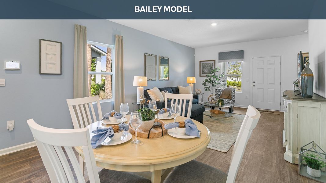 Representative furnished interior of a home built from the Bailey by D.R. Horton in Liberty Cove, Yulee (Image 5).