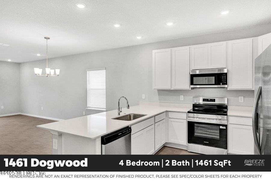 Furnished interior view inside a new home in Saddle Oaks, Jacksonville (Image 7).