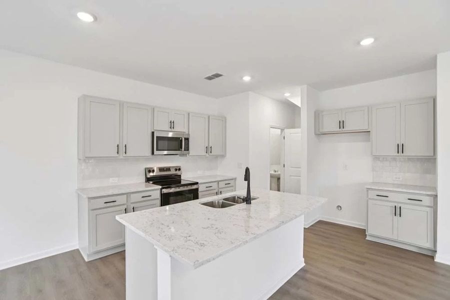 Sample Photo: Kitchen Featuring Artisan Collection Finishes Sample Photo: Kitchen Featuring Artisan Collection Finishes