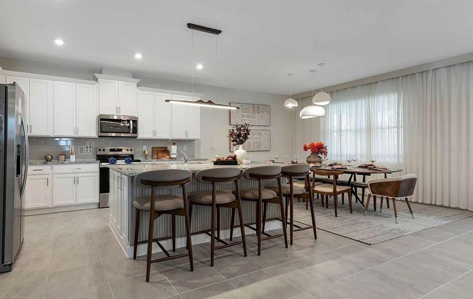 Furnished interior view inside a new home in , Kissimmee (Image 9).