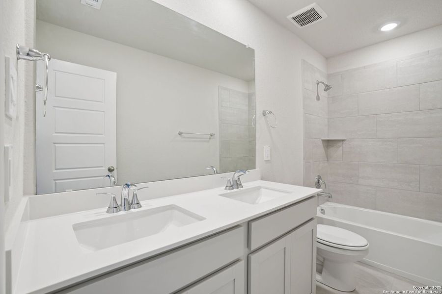 Furnished interior view inside a new home in Royal Crest, San Antonio (Image 13).