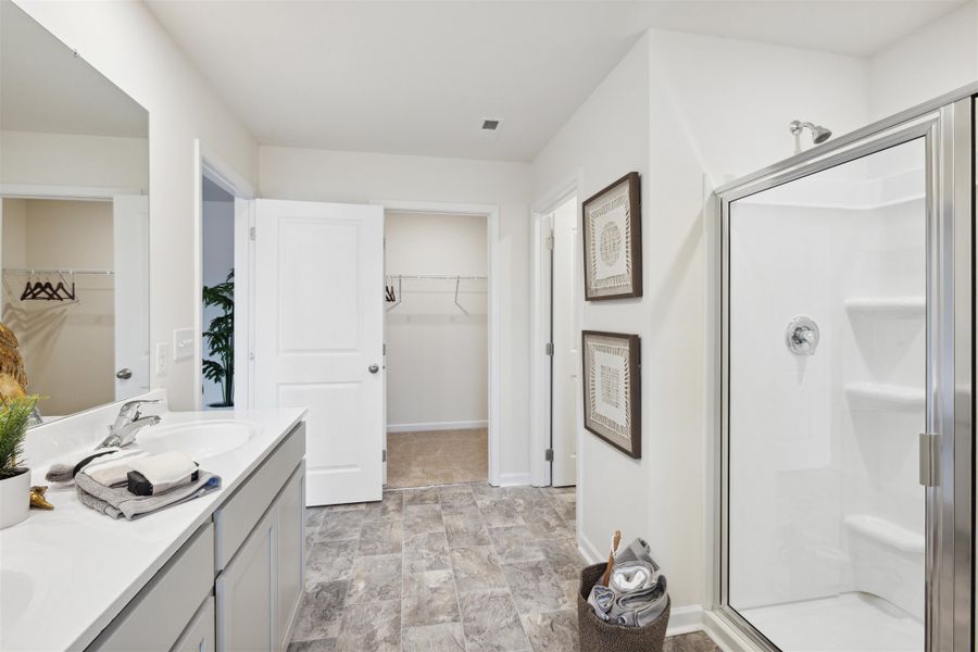Representative furnished interior of a home built from the Hayden by D.R. Horton in Hillcrest Landing, McDonald (Image 16).