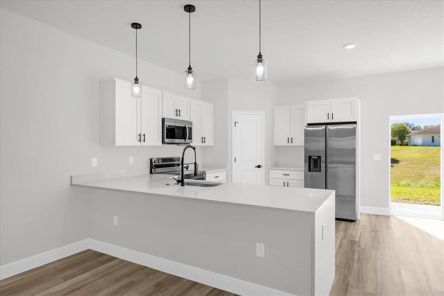 Furnished interior view inside a new home in , Ocala (Image 9).
