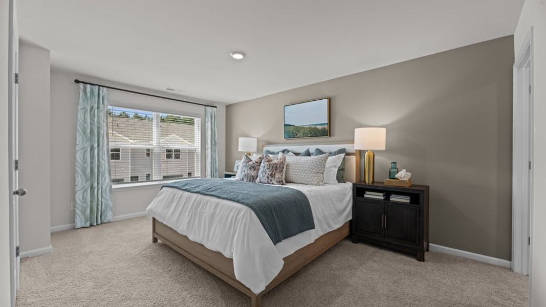 Furnished interior view inside a new home in Clock Road Townhomes, New Bern (Image 15).