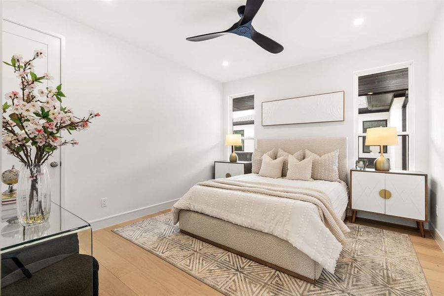 Furnished interior view inside a new home in , Dallas (Image 16).