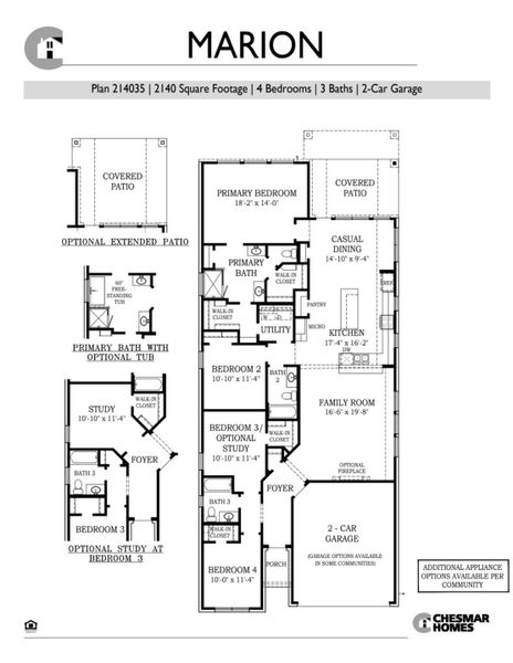 2D floor plan layout of this home in Bridgeland 45's, Cypress, TX (Image 4). 2D floor plan layout of this home in Bridgeland 45's, Cypress, TX (Image 4).
