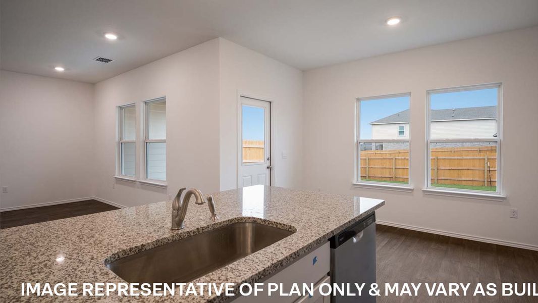 Furnished interior view inside a new home in Palomino, Manor (Image 6).