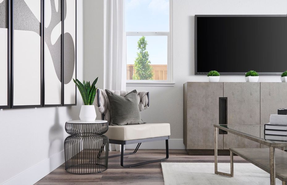 Representative furnished interior of a home built from the Sandalwood by Pulte Homes in Murata Farms, Fort Lupton (Image 5).