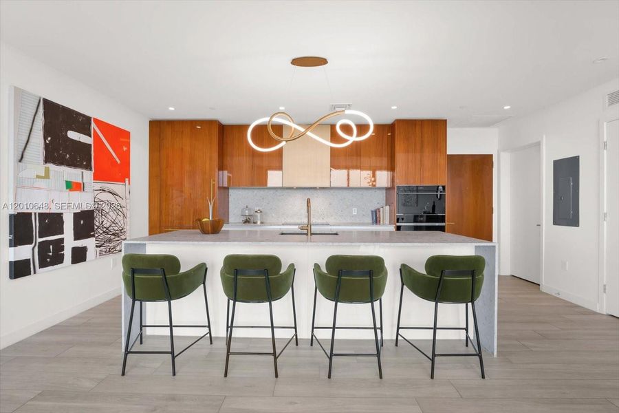 Furnished interior view inside a new home in , Miami (Image 11). Furnished interior view inside a new home in , Miami (Image 11).