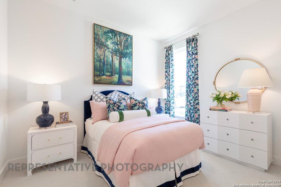 Furnished interior view inside a new home in Weston Oaks, San Antonio (Image 27). Furnished interior view inside a new home in Weston Oaks, San Antonio (Image 27).