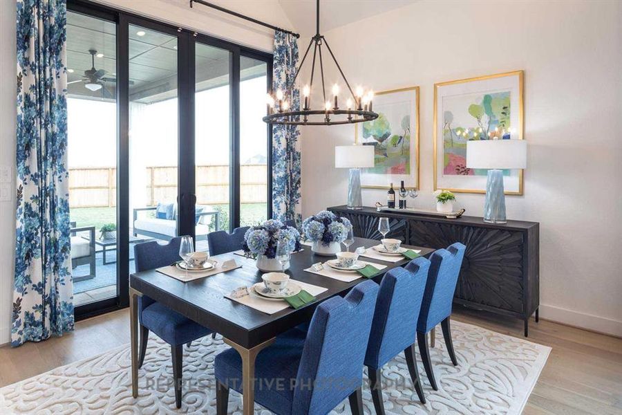 Furnished interior view inside a new home in Sandbrock Ranch, Aubrey (Image 19).