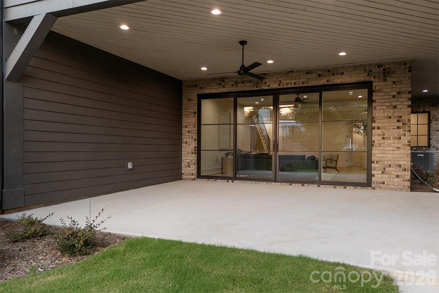 Exterior details and patio area of a home in , Charlotte (Image 3).