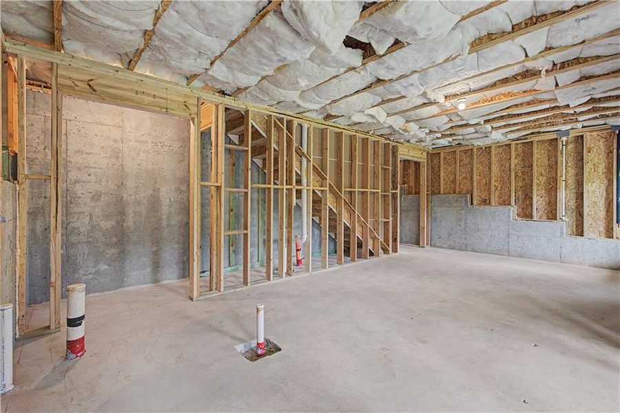 In-progress construction of a new home in The View at Groover's Lake, Lithia Springs, GA (Image 26).