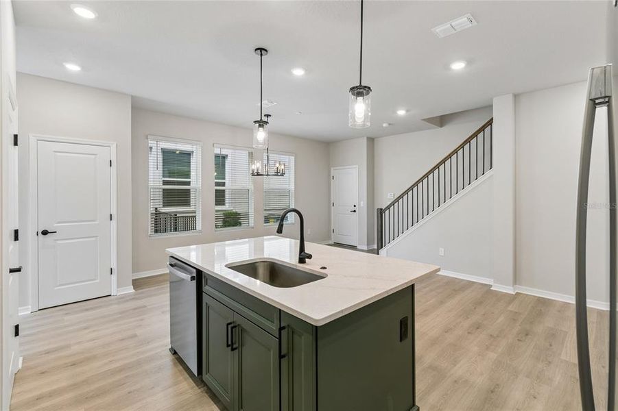Furnished interior view inside a new home in , Orlando (Image 6). Furnished interior view inside a new home in , Orlando (Image 6).