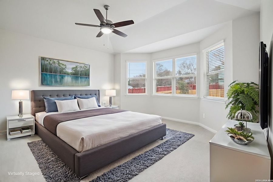 Furnished interior view inside a new home in Royal Crest, San Antonio (Image 9).