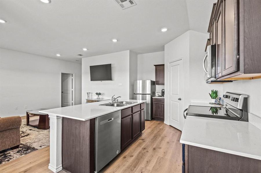 Furnished interior view inside a new home in , Princeton (Image 15). Furnished interior view inside a new home in , Princeton (Image 15).