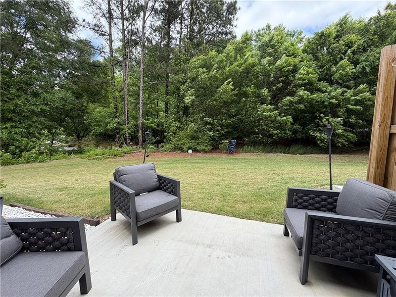 Exterior details and patio area of a home in , Buford (Image 24). Exterior details and patio area of a home in , Buford (Image 24).