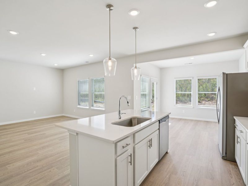 Furnished interior view inside a new home in Hawthorne Station, Atlanta (Image 6).