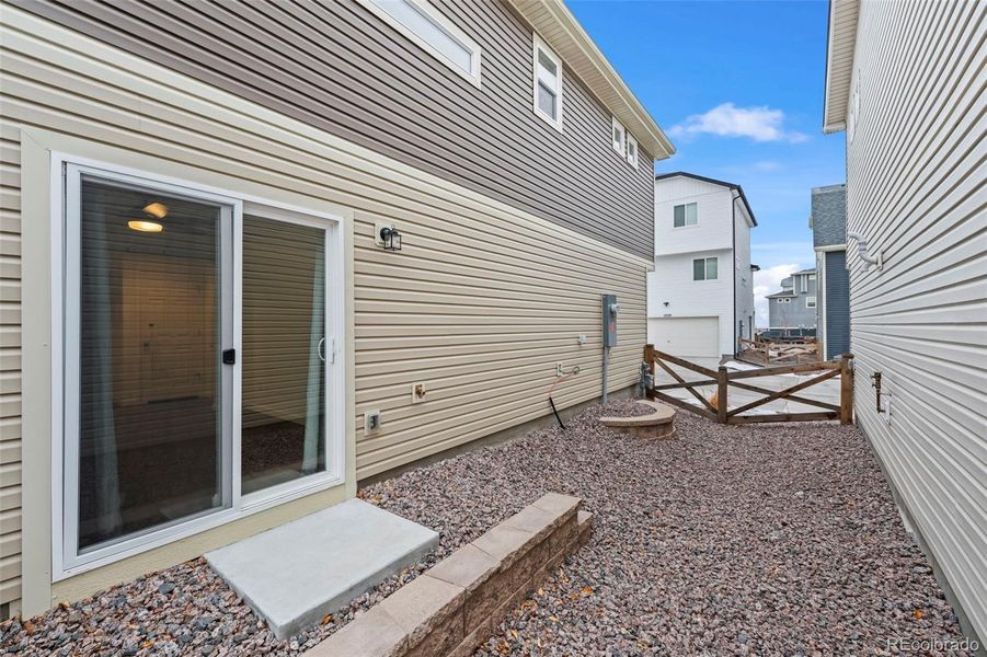Exterior details and patio area of a home in , Colorado Springs (Image 3).