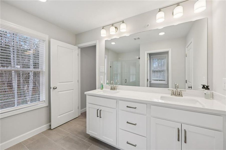 Furnished interior view inside a new home in , Marietta (Image 10).