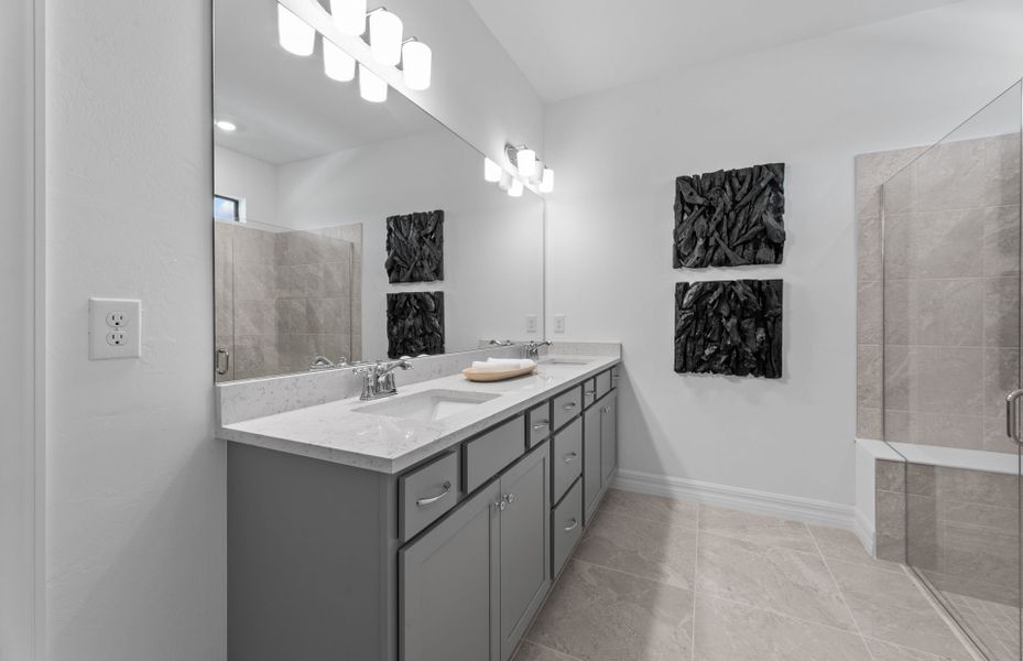 Furnished interior view inside a new home in The Strand at Cedar Grove, North Port (Image 8).