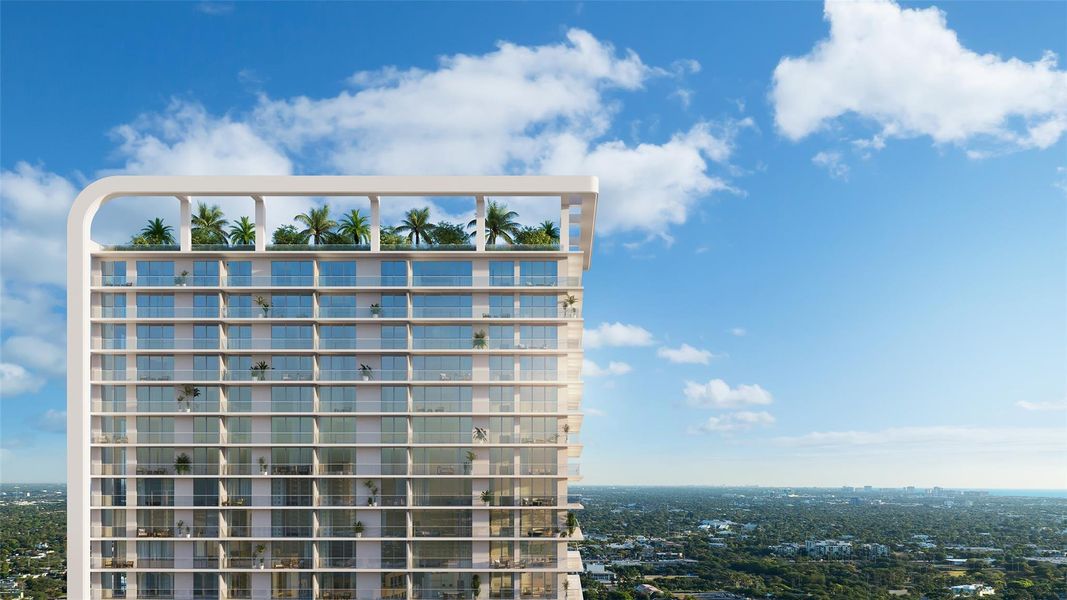 Condo located in Fort Lauderdale, FL showcasing its design and architecture (Image 2).