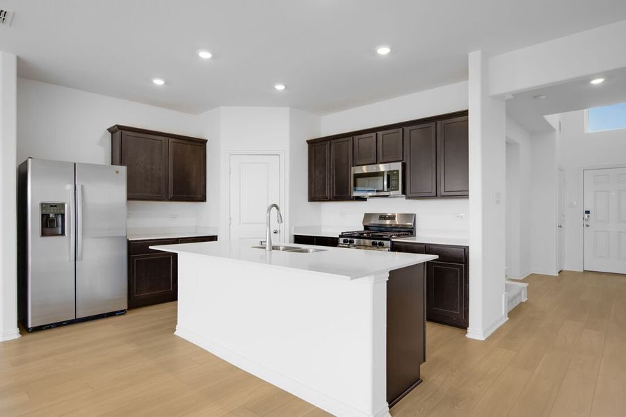 Furnished interior view inside a new home in River Ridge, Crandall (Image 10). Furnished interior view inside a new home in River Ridge, Crandall (Image 10).