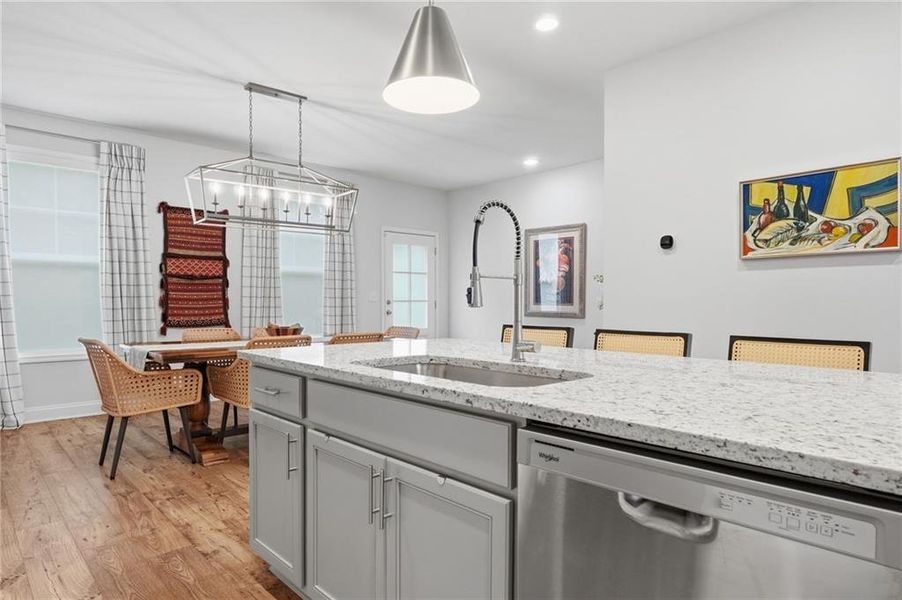 Furnished interior view inside a new home in , Sugar Hill (Image 8).