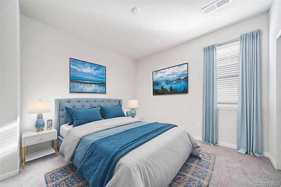 Furnished interior view inside a new home in Floret Collection at Alder Creek, Parker (Image 11).