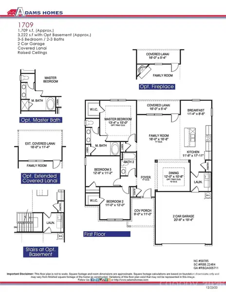 2D floor plan layout of this home in McNeely Farms, Mount Ulla, NC (Image 3).