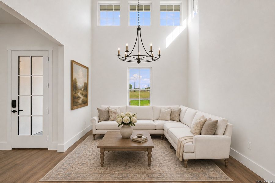 Furnished interior view inside a new home in , Bandera (Image 37). Furnished interior view inside a new home in , Bandera (Image 37).