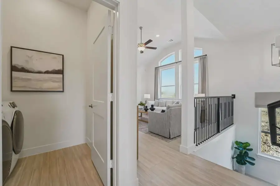 Representative furnished interior of a home built from the Margaux by Chesmar Homes in Bridgeland Chateau, Cypress (Image 31).