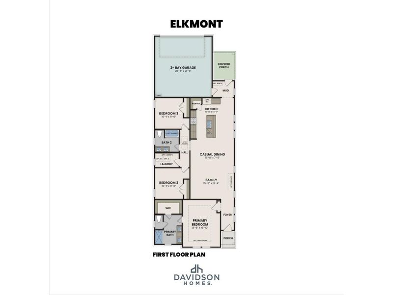 The Elkmont First Floor Plan The Elkmont First Floor Plan