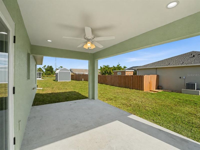 Exterior details and patio area of a home in , Port Charlotte (Image 24). Exterior details and patio area of a home in , Port Charlotte (Image 24).