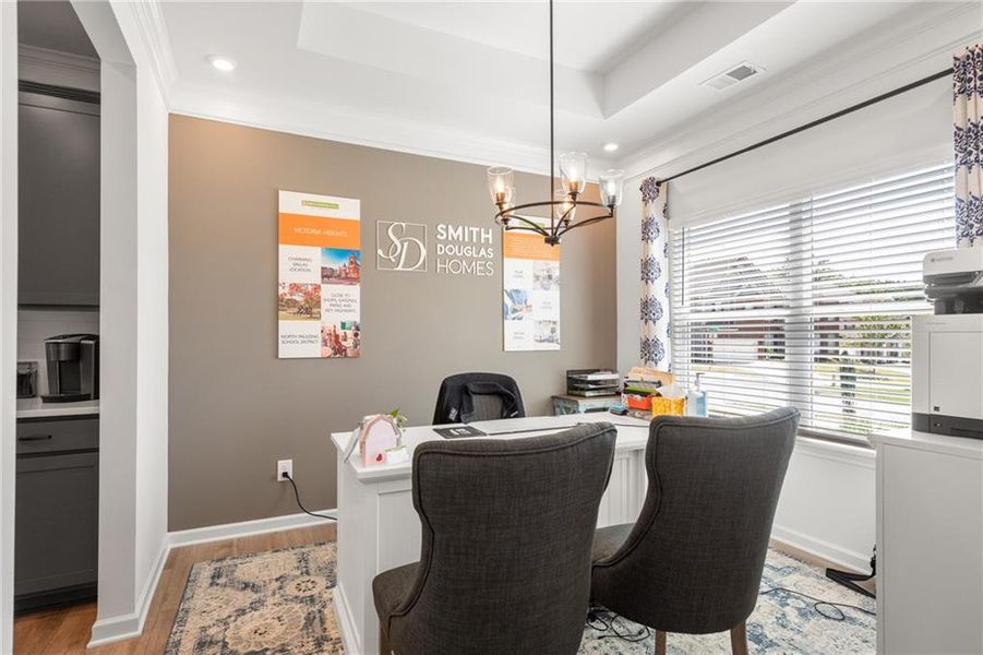 Furnished interior view inside a new home in Capstone Estates, Apison (Image 24).