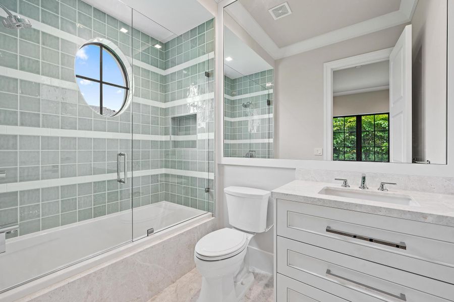 Furnished interior view inside a new home in , Delray Beach (Image 28).