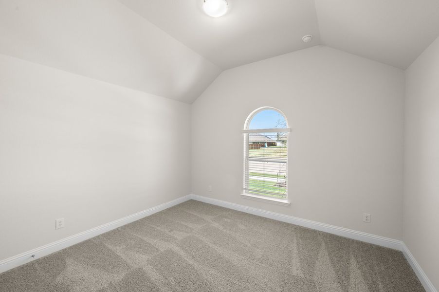 Front exterior of a new home in Still Water Lake Estates, Godley, TX, highlighting curb appeal (Image 21).