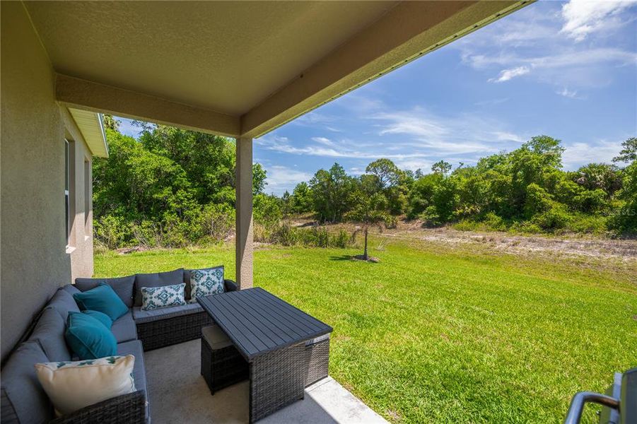 Exterior details and patio area of a home in , North Port (Image 28).