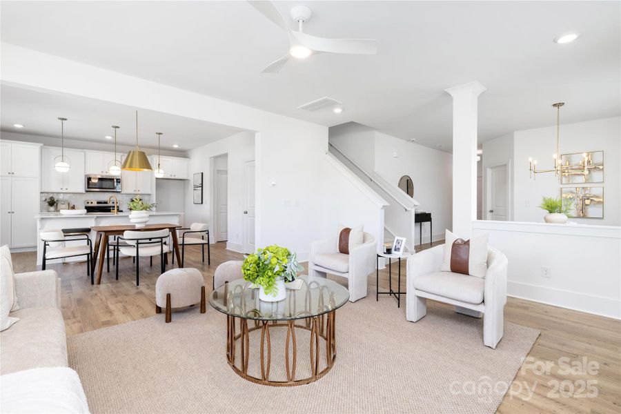 Furnished interior view inside a new home in , New London (Image 27).