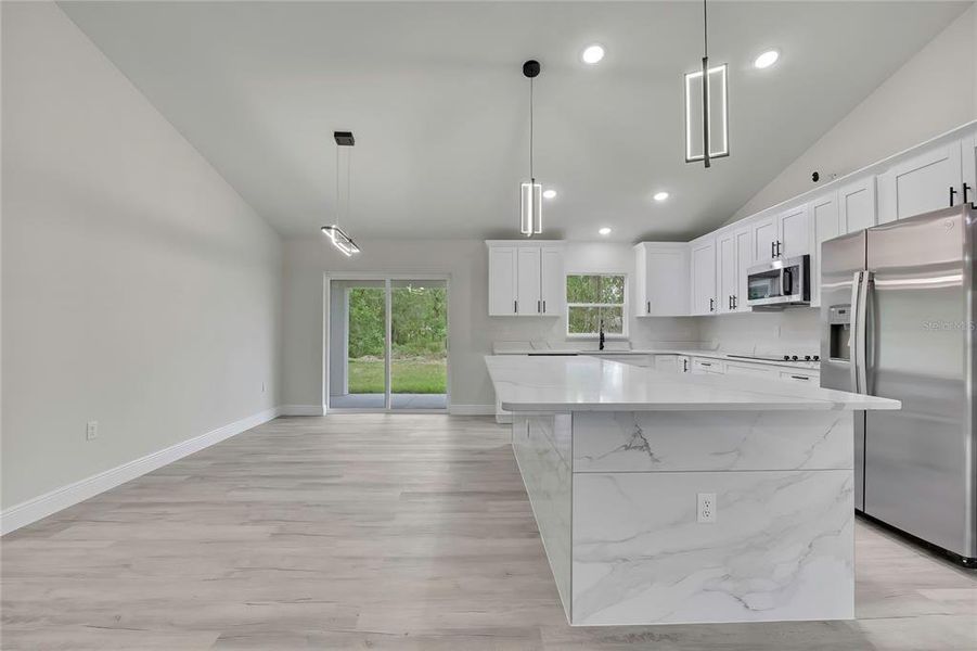Furnished interior view inside a new home in , Dunnellon (Image 4).