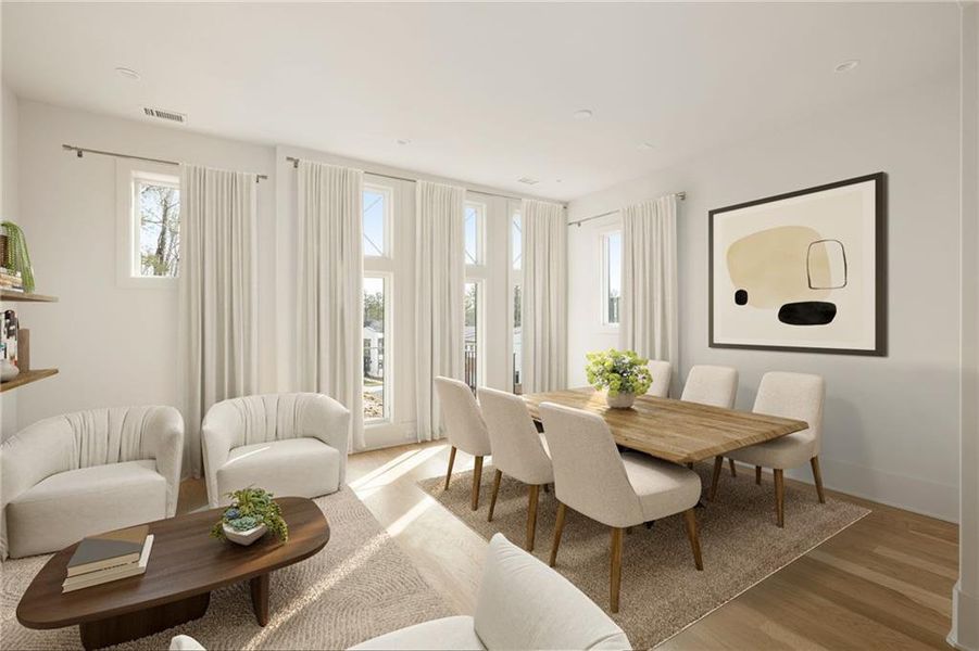 Furnished interior view inside a new home in , Chattahoochee Hills (Image 5).