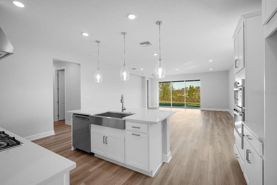 Furnished interior view inside a new home in Hammock at Two Rivers, Zephyrhills (Image 11).