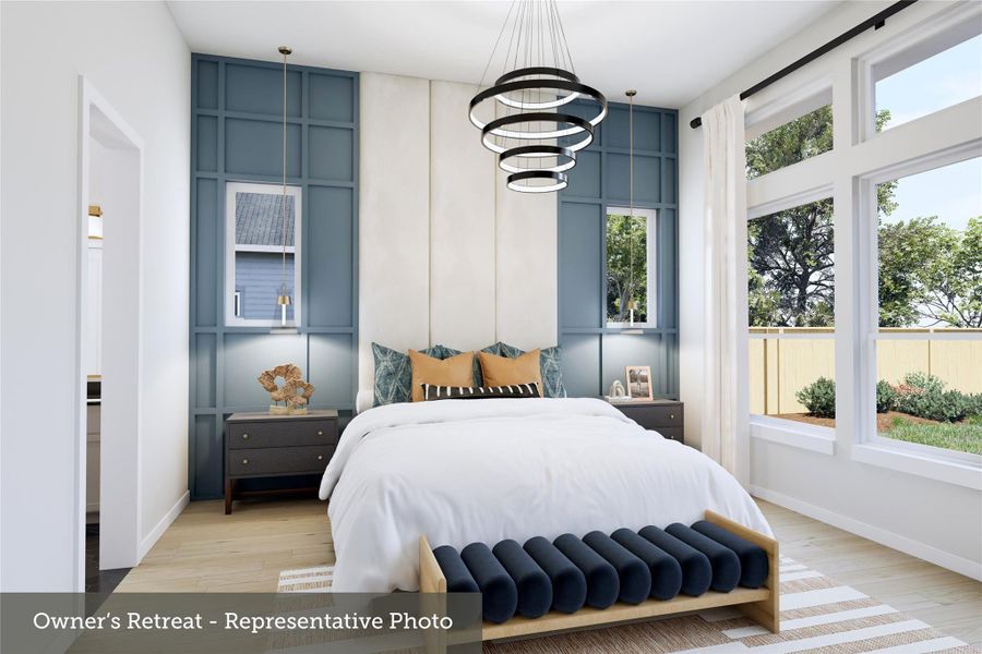 Furnished interior view inside a new home in Briarley, Montgomery (Image 7).